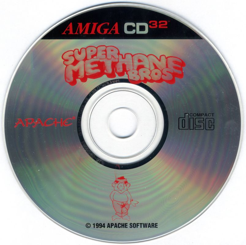 Media for Super Methane Bros (Amiga CD32)