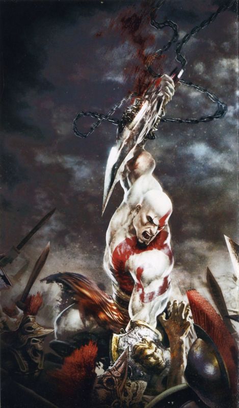 Inside Cover for God of War: Chains of Olympus (PSP): Left