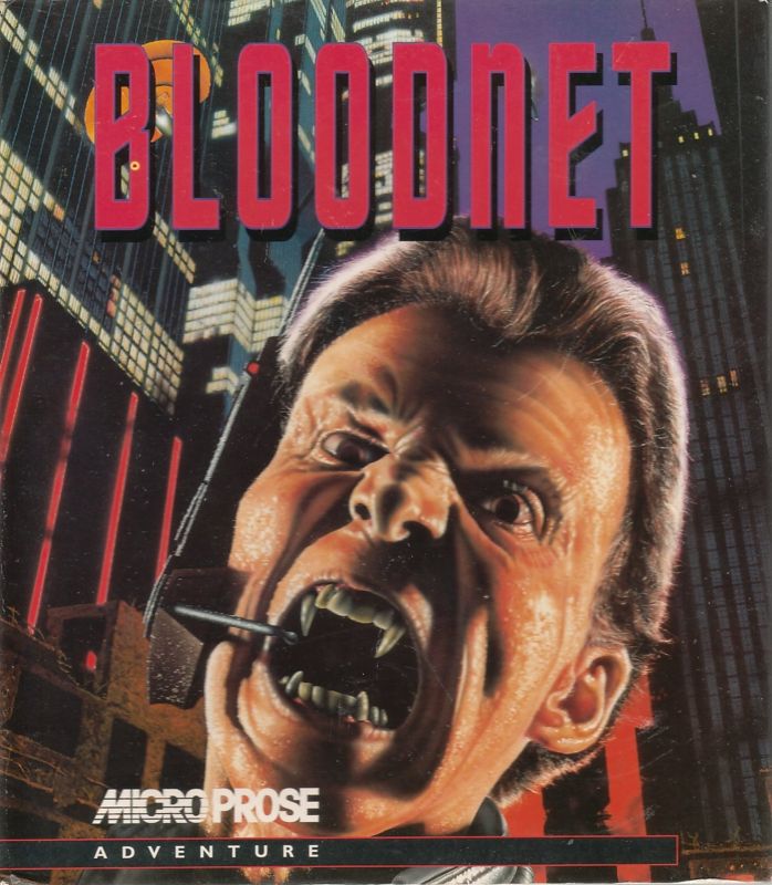 Front Cover for BloodNet (DOS) (3.5" disk release)