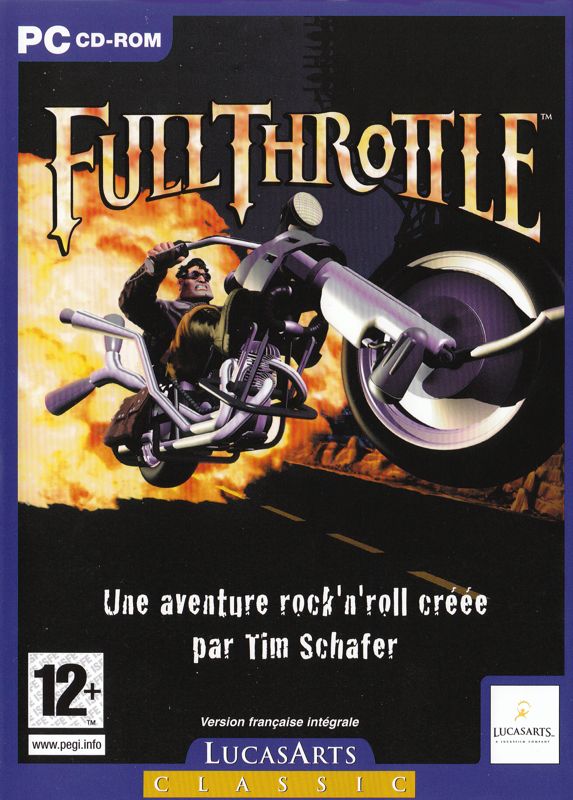 Front Cover for Full Throttle (Windows) (LucasArts Classic Release)