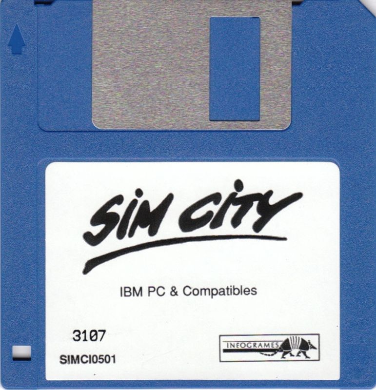 Media for SimCity De Luxe (DOS): SimCity Disk