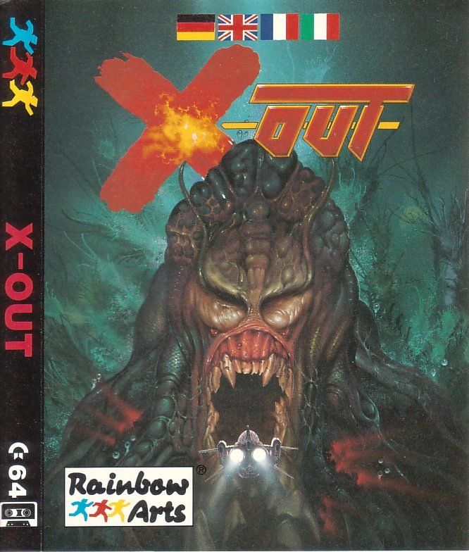 Front Cover for X-Out (Commodore 64) (Tape Release)