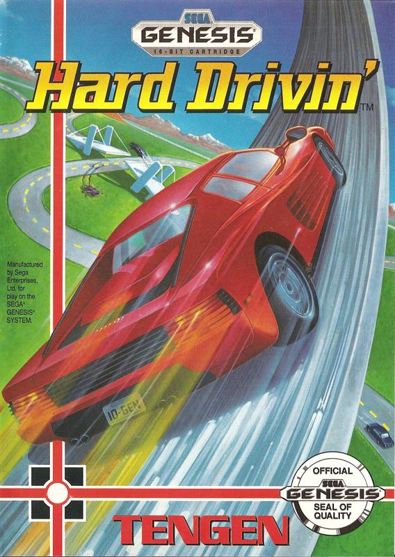 Front Cover for Hard Drivin' (Genesis)