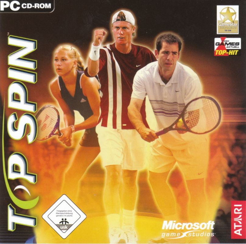 Front Cover for Top Spin (Windows) (Jewel case re-release)