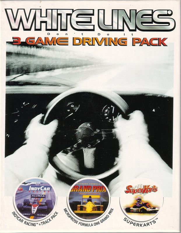 Front Cover for White Lines: Don't do it - 3 Game Driving Pack (DOS)