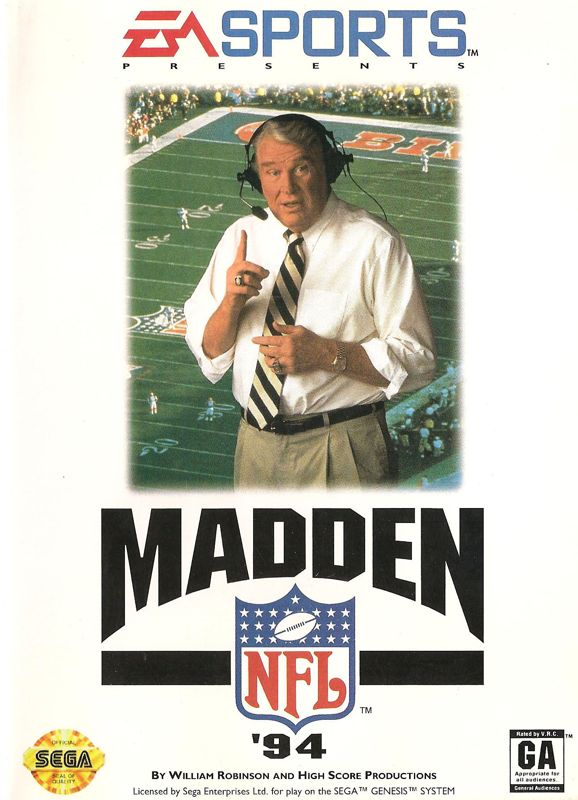 Madden NFL 94 – 3-Bit Games