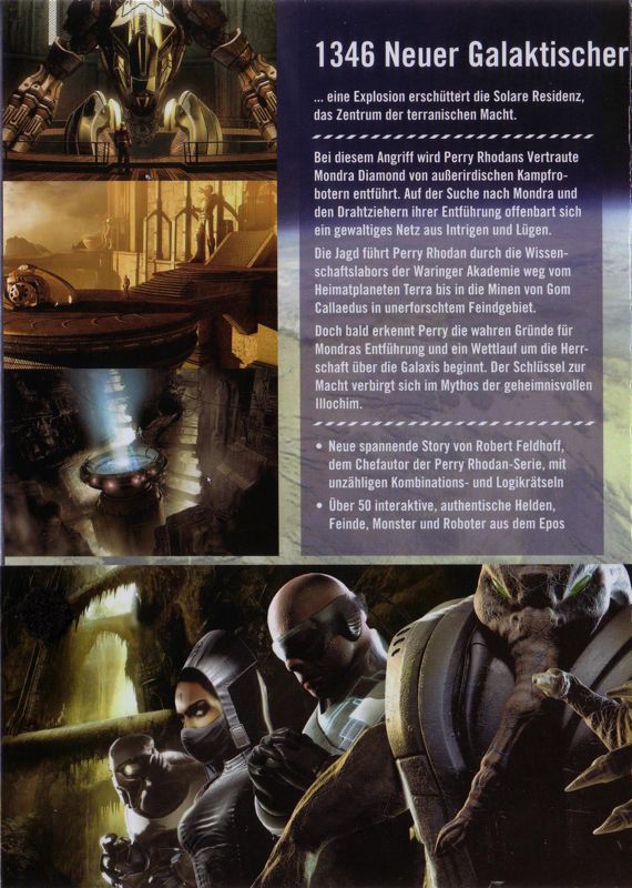 Inside Cover for The Immortals of Terra: A Perry Rhodan Adventure (Windows) (Autographed Copy): Left Flap