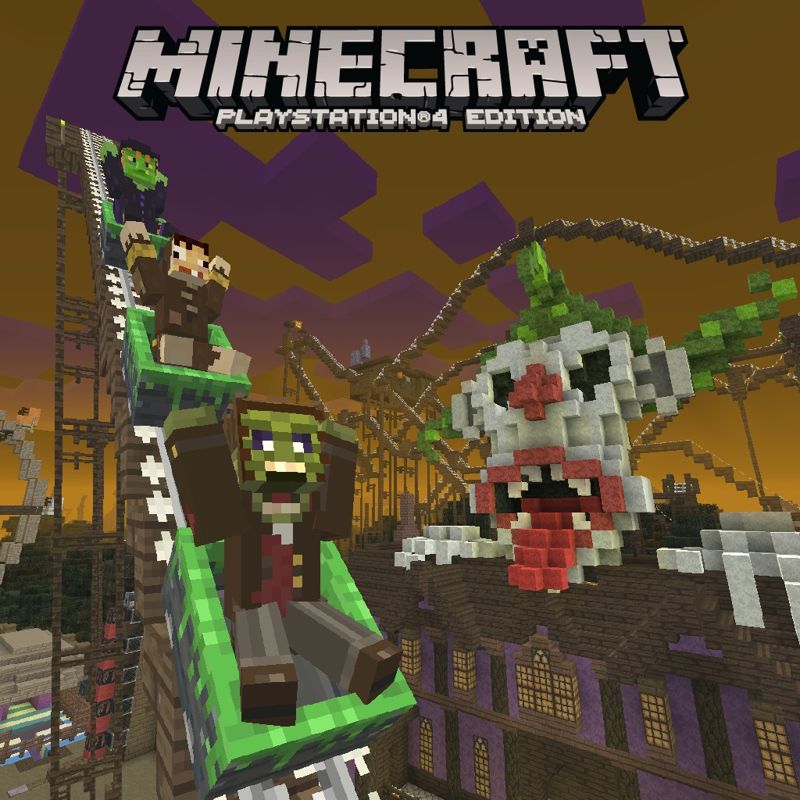 Front Cover for Minecraft: PlayStation 4 Edition - Halloween Mash-up Pack (PlayStation 4) (PSN release)
