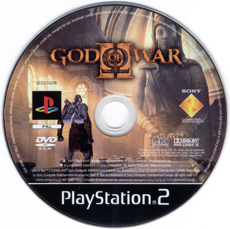 Media for God of War II (PlayStation 2)
