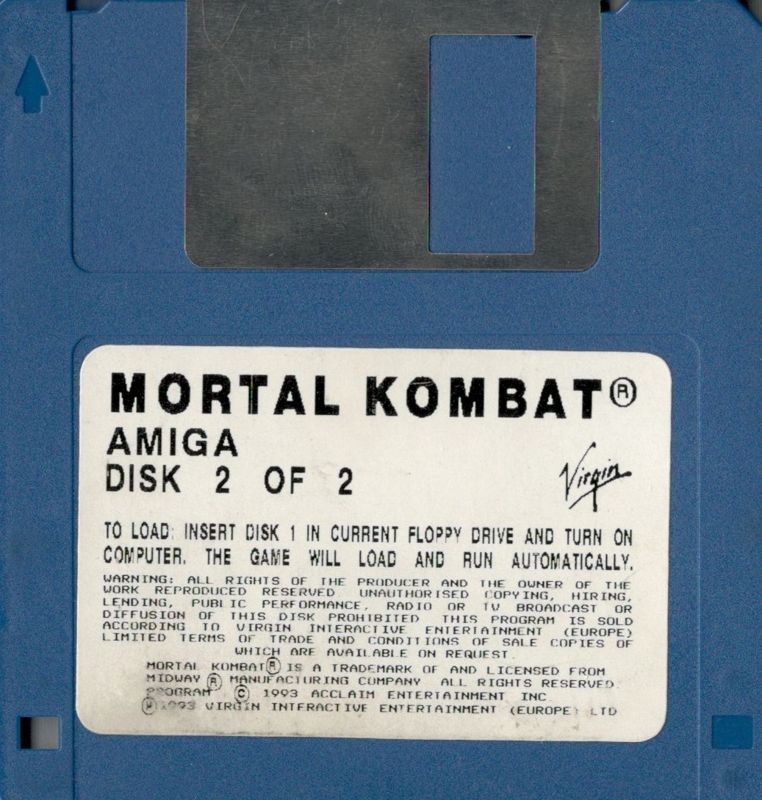 Media for Mortal Kombat (Amiga): Disk 2