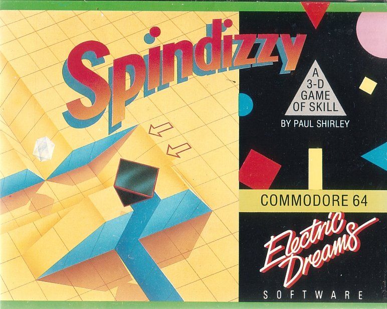 Front Cover for Spindizzy (Commodore 64)