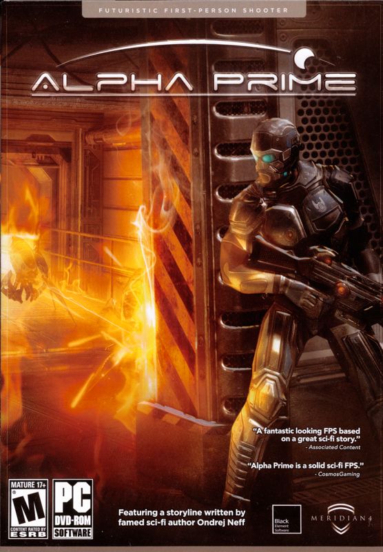 Front Cover for Alpha Prime (Windows) (Embossed front with jewel case inside)