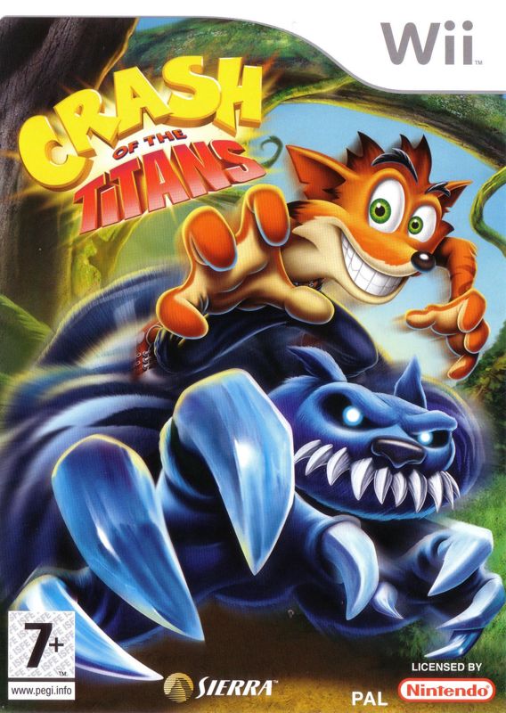 Front Cover for Crash of the Titans (Wii)