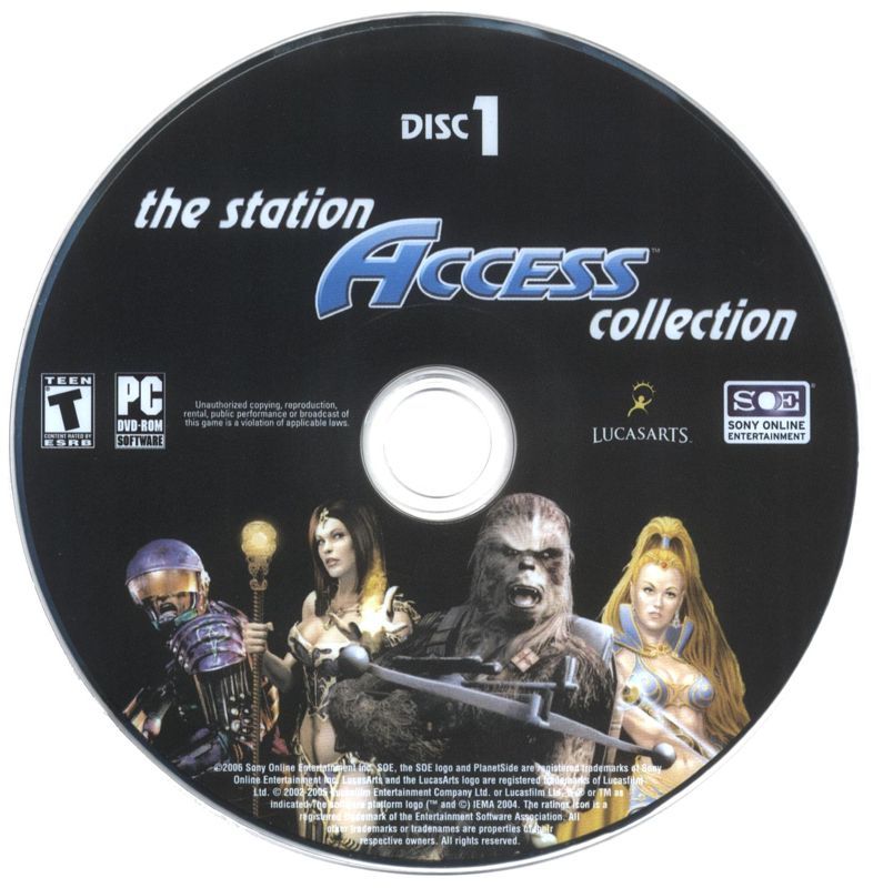 Media for The Station Access Collection (Windows): Disc 1/4
