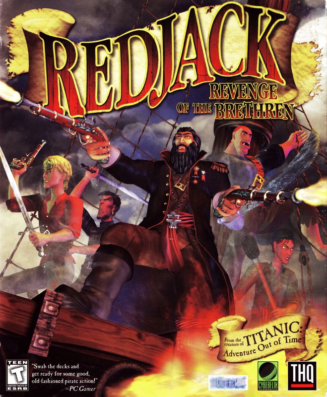 Front Cover for RedJack: The Revenge of the Brethren (Macintosh and Windows)