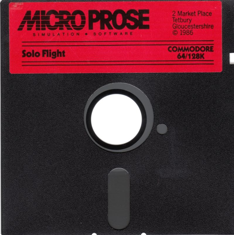 Media for Solo Flight (Commodore 64) (Floppy disk release)
