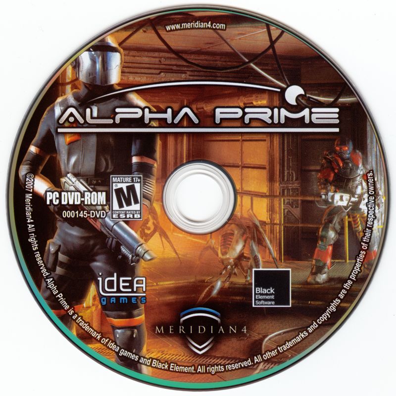 Media for Alpha Prime (Windows) (Embossed front with jewel case inside)