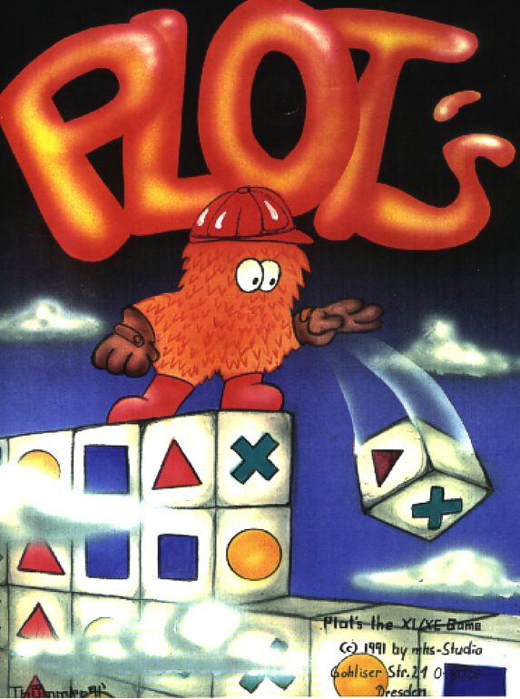 Front Cover for Plot's (Atari 8-bit)