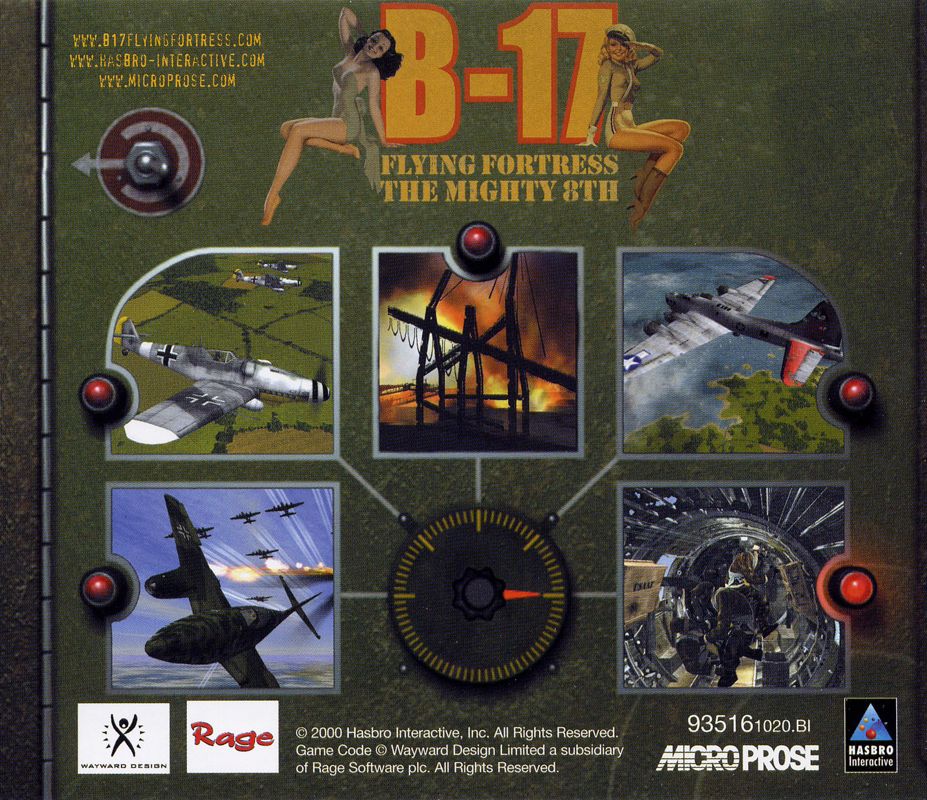 Other for B-17 Flying Fortress: The Mighty 8th! (Windows): Jewel Case - Back