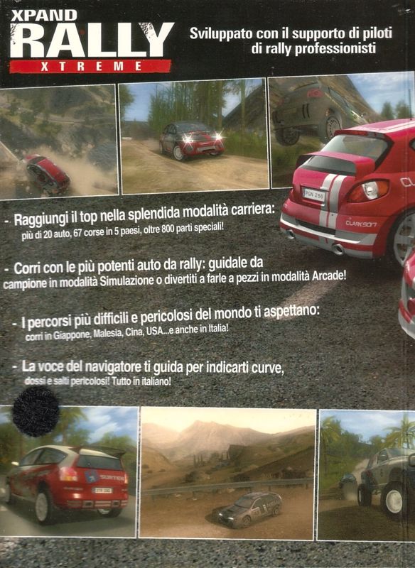 Inside Cover for Xpand Rally Xtreme (Windows): Left