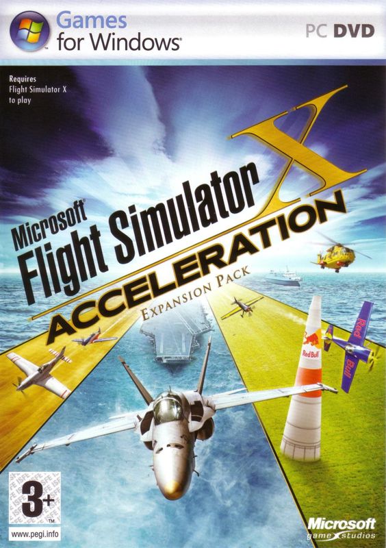 Front Cover for Microsoft Flight Simulator X: Acceleration (Windows)