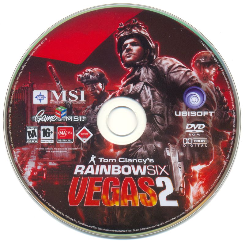 Back Cover for Tom Clancy's Rainbow Six: Vegas 2 (Windows) (MSI R4870 1GB bundle)