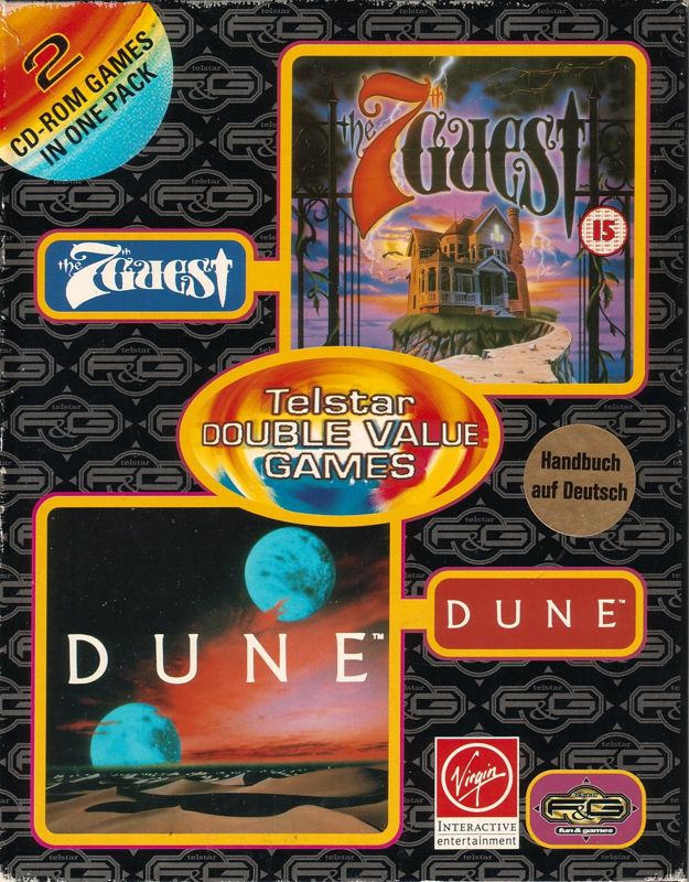 Front Cover for Telstar Double Value Games: The 7th Guest + Dune (DOS)