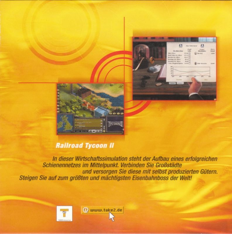 Other for Gamers Choice (Windows): Railroad Tycoon II - Sleeve Back
