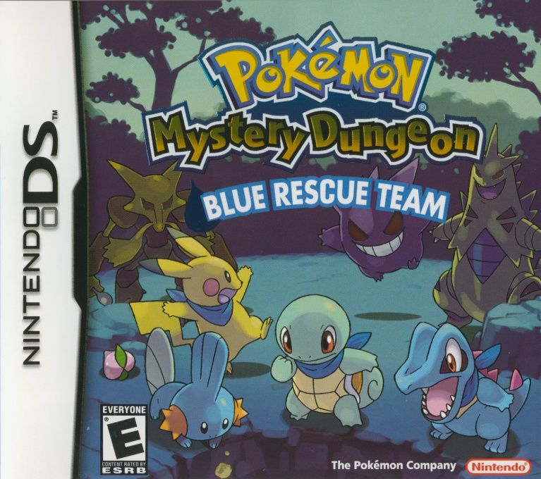 Front Cover for Pokémon Mystery Dungeon: Blue Rescue Team (Nintendo DS)