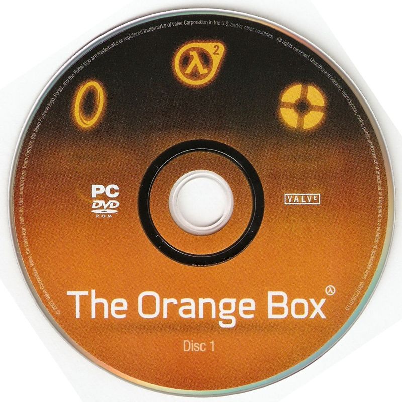 Media for The Orange Box (Windows): Disc 1/2