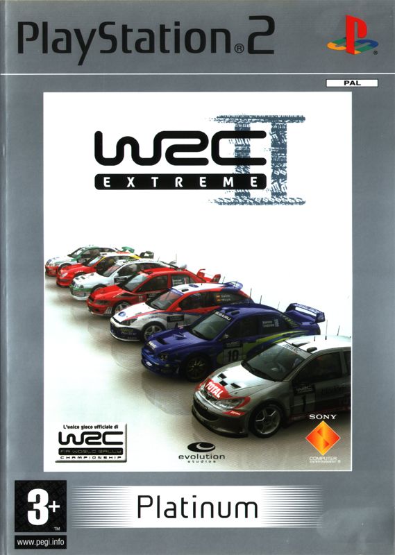 Front Cover for WRC II Extreme (PlayStation 2) (Platinum release)