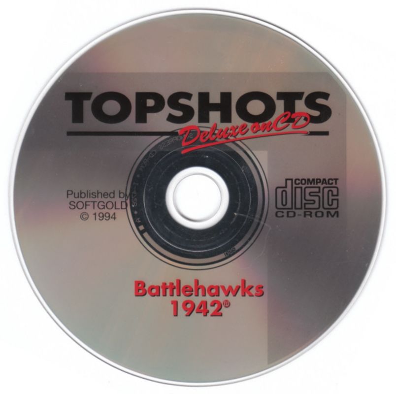 Media for Battlehawks 1942 (DOS) (Topshots Deluxe release)