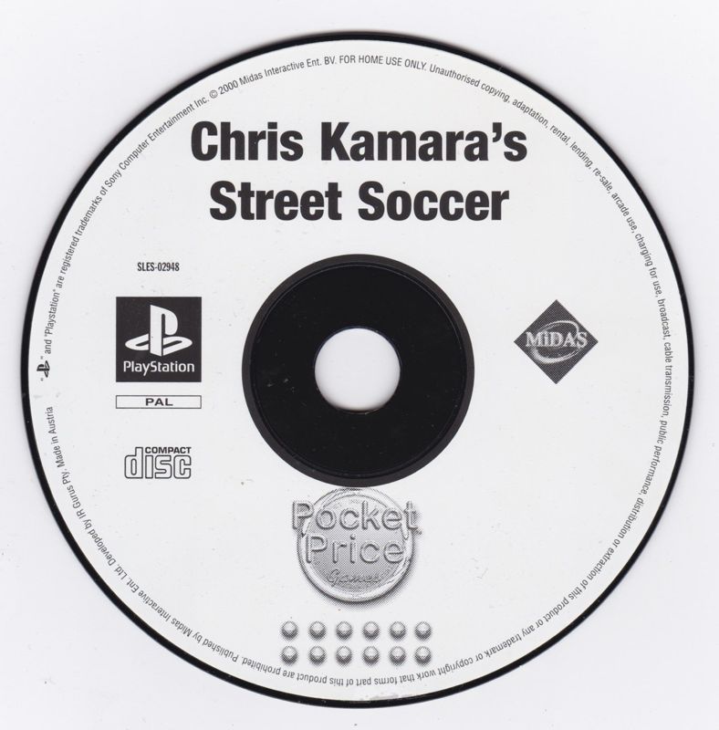 Jeu PS1 Chris Kamara's Street Soccer - Version PAL FR Complète (boîte + Notice) - Très Bon état