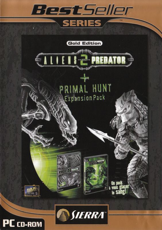 Front Cover for Aliens Versus Predator 2: Gold Edition (Windows) (BestSeller Series release)