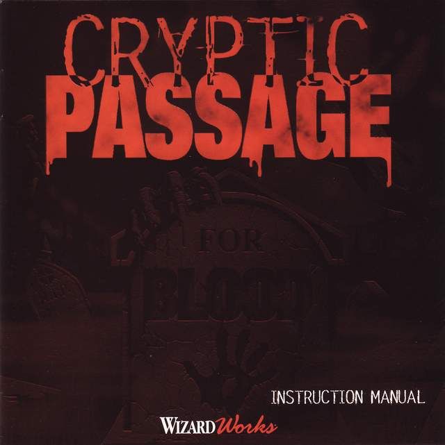 Other for Cryptic Passage for Blood (DOS): Jewel Case - Front