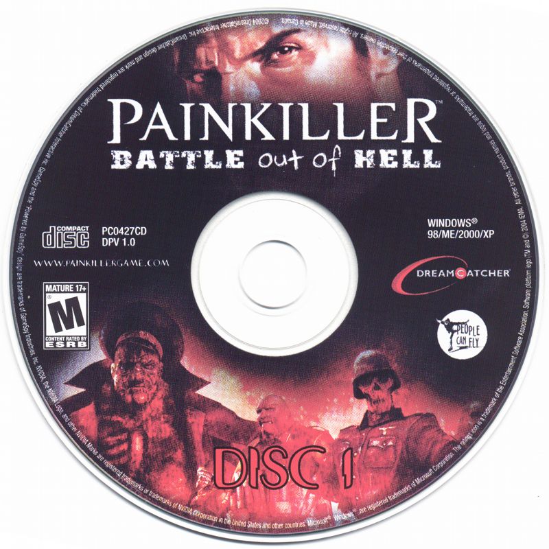Media for Painkiller: Battle Out of Hell (Windows): Disc 1 of 2