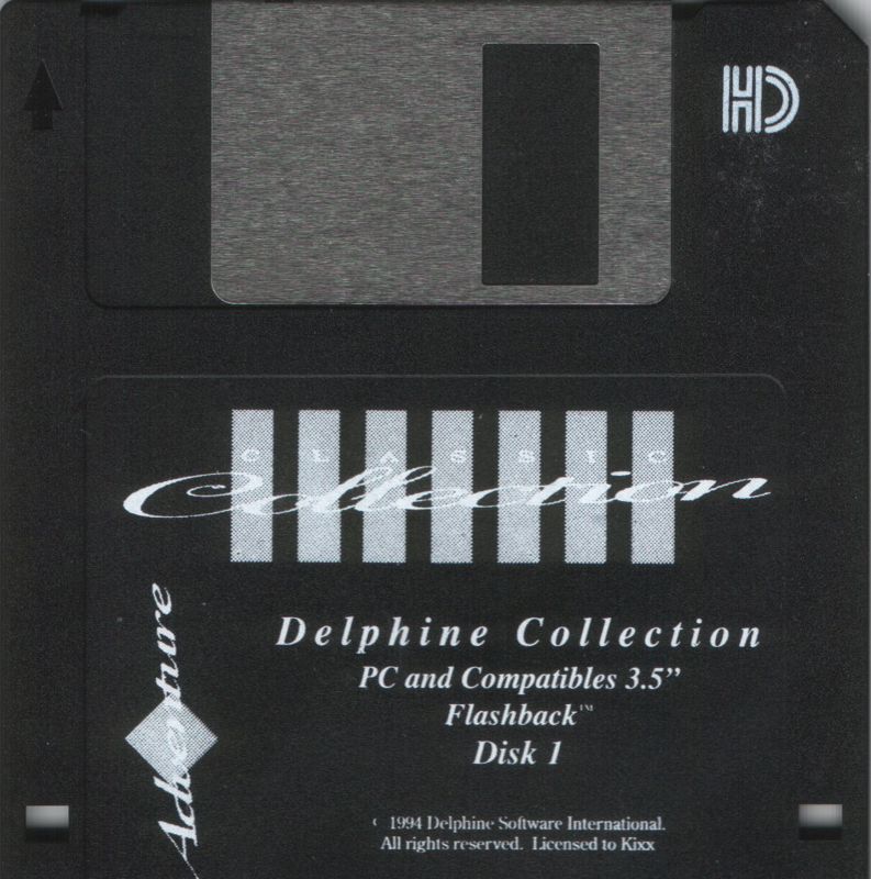 Media for Classic Collection: Adventure (DOS): Flashback disk 1/2