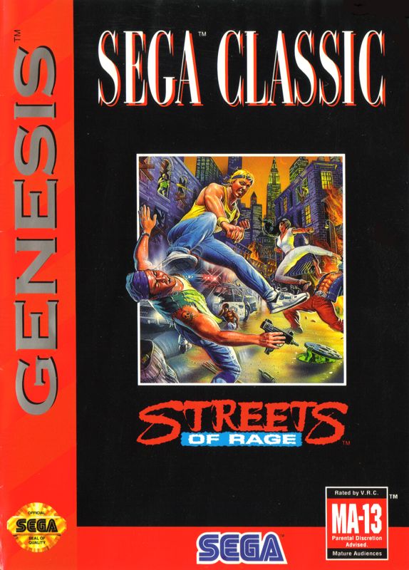 Front Cover for Streets of Rage (Genesis) (Sega Classics release)