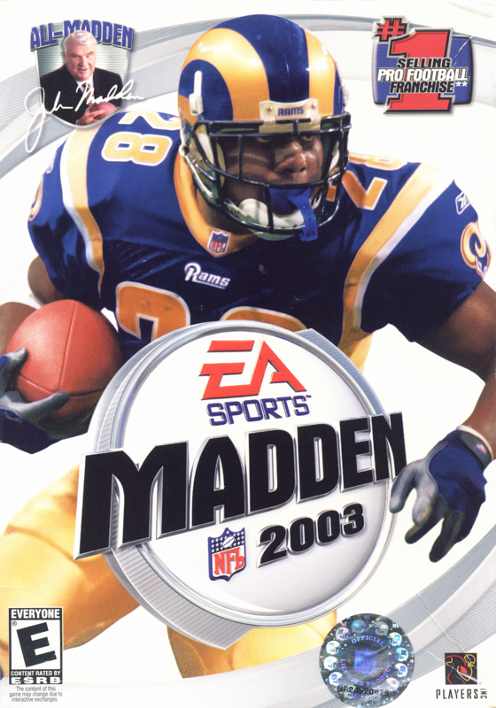 Front Cover for Madden NFL 2003 (Windows)