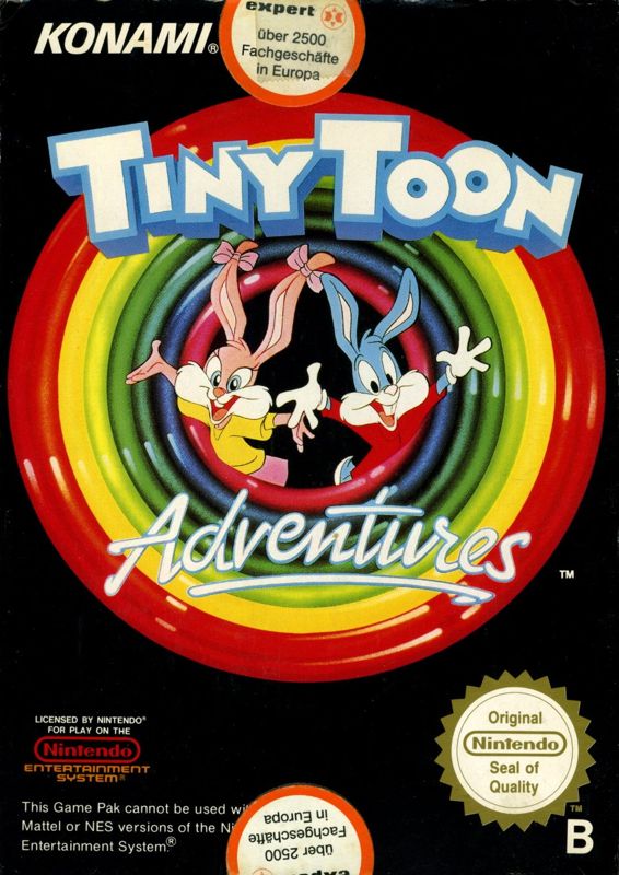 Front Cover for Tiny Toon Adventures (NES) (Distributed by Konami (Deutschland) GmbH)