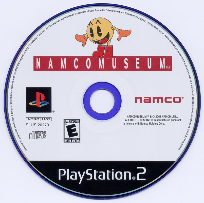 Media for Namco Museum (PlayStation 2)