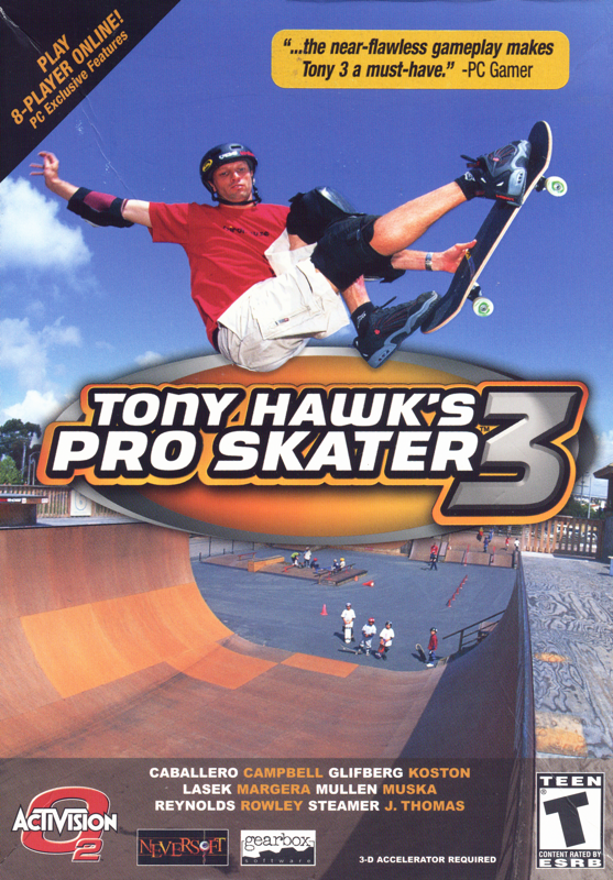 Front Cover for Tony Hawk's Pro Skater 3 (Windows)