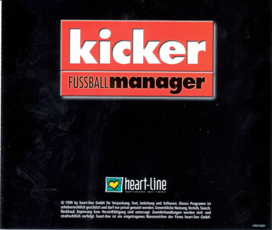 Other for Director of Football (Windows): Jewel Case - Back