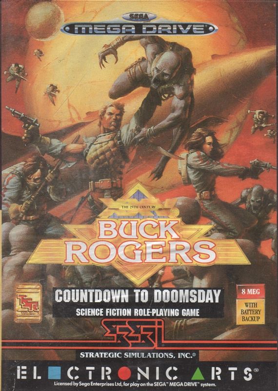 Front Cover for Buck Rogers: Countdown to Doomsday (Genesis)