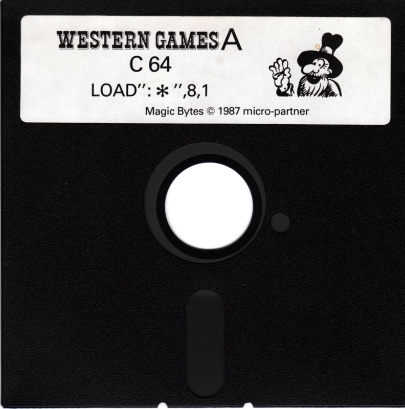 Media for Western Games (Commodore 64): Disk 1/2