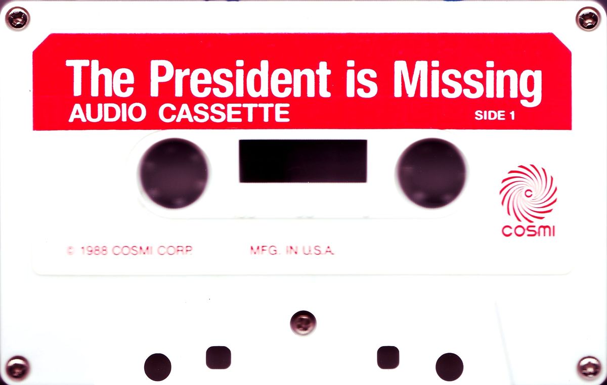 Extras for The President is Missing (DOS) (5.25" Disk release): Audio Tape