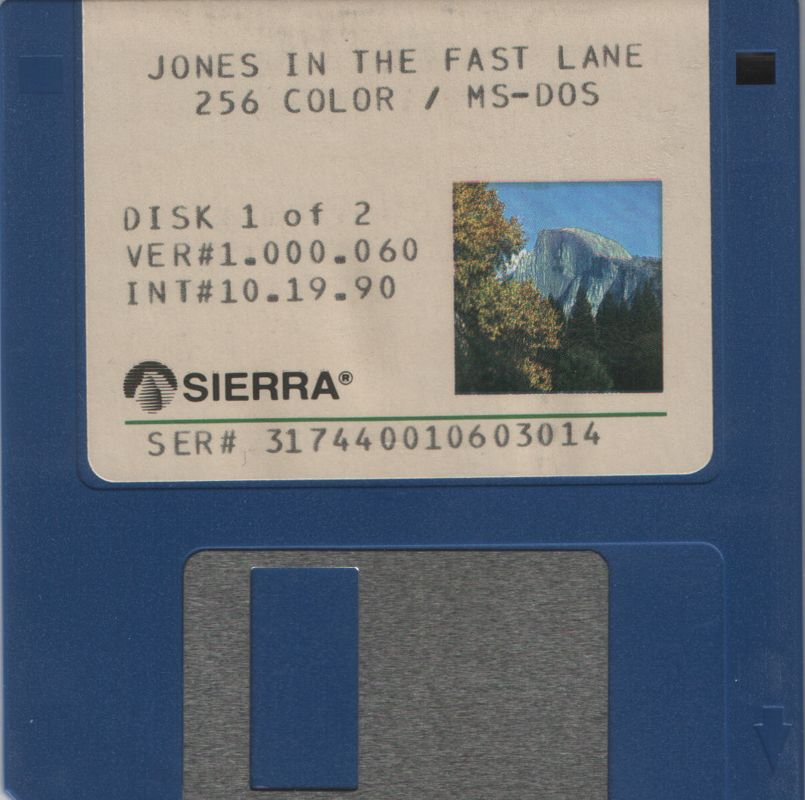 Jones in the Fast Lane cover or packaging material MobyGames Jones in the Fast Lane cover or packaging material MobyGames