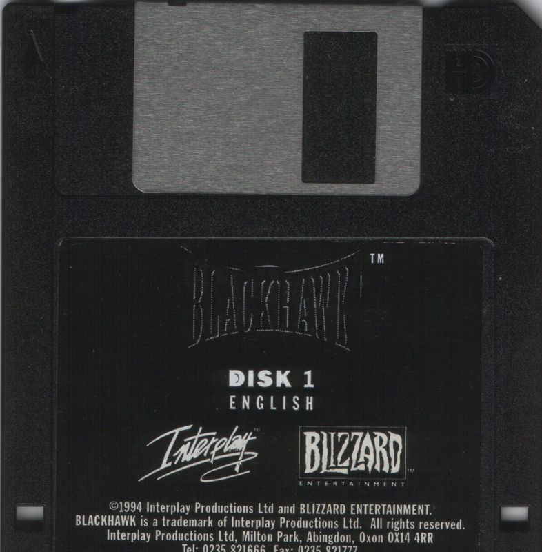 Media for Blackthorne (DOS): Disk 1/2