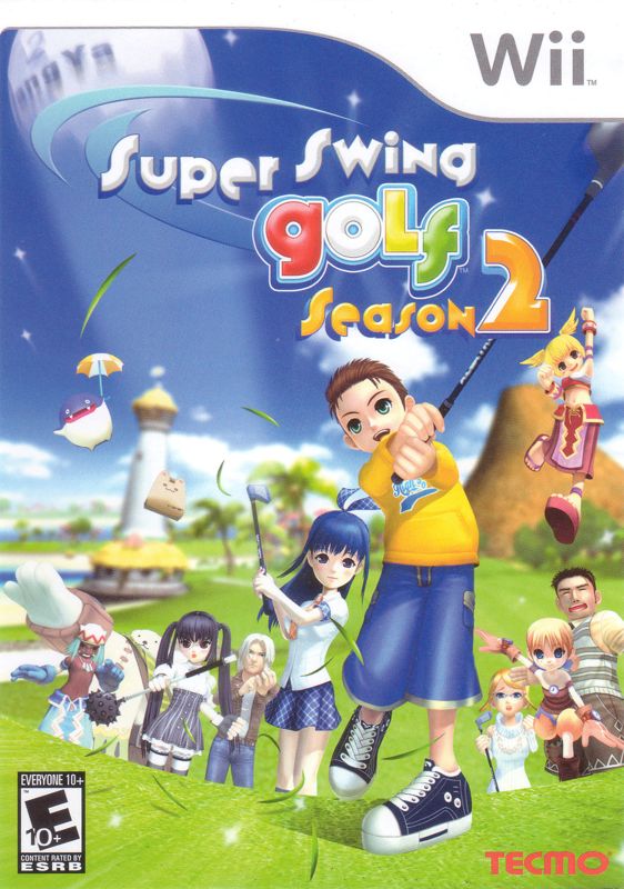 Front Cover for Super Swing Golf Season 2 (Wii)
