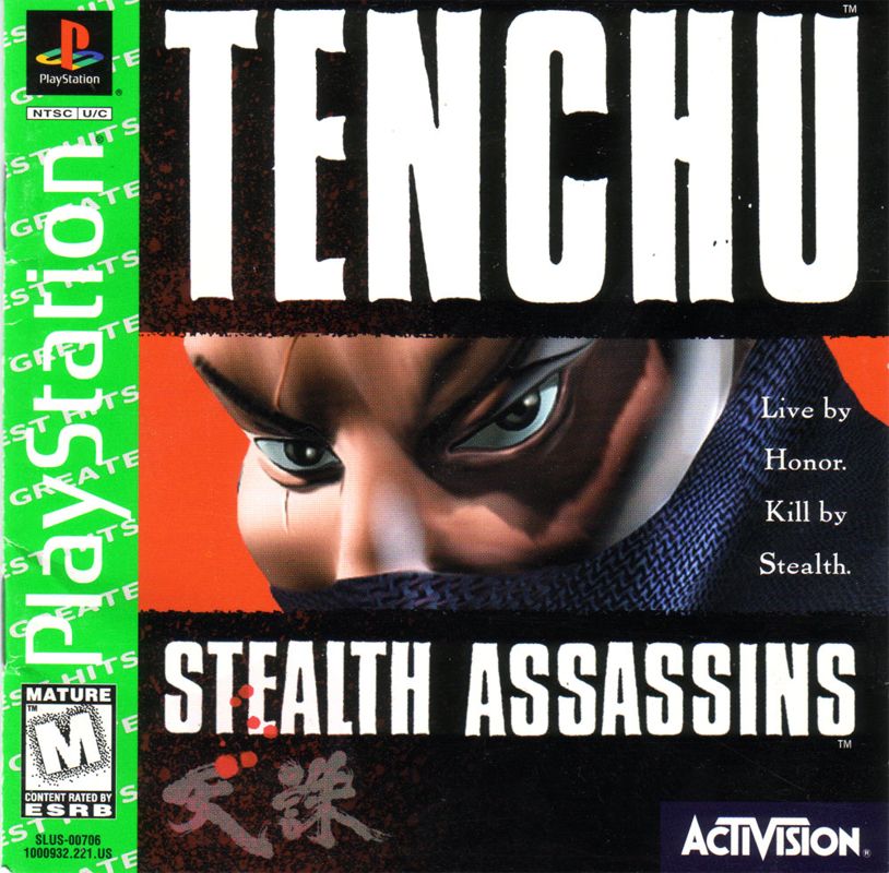 Front Cover for Tenchu: Stealth Assassins (PlayStation) (Greatest Hits Version)